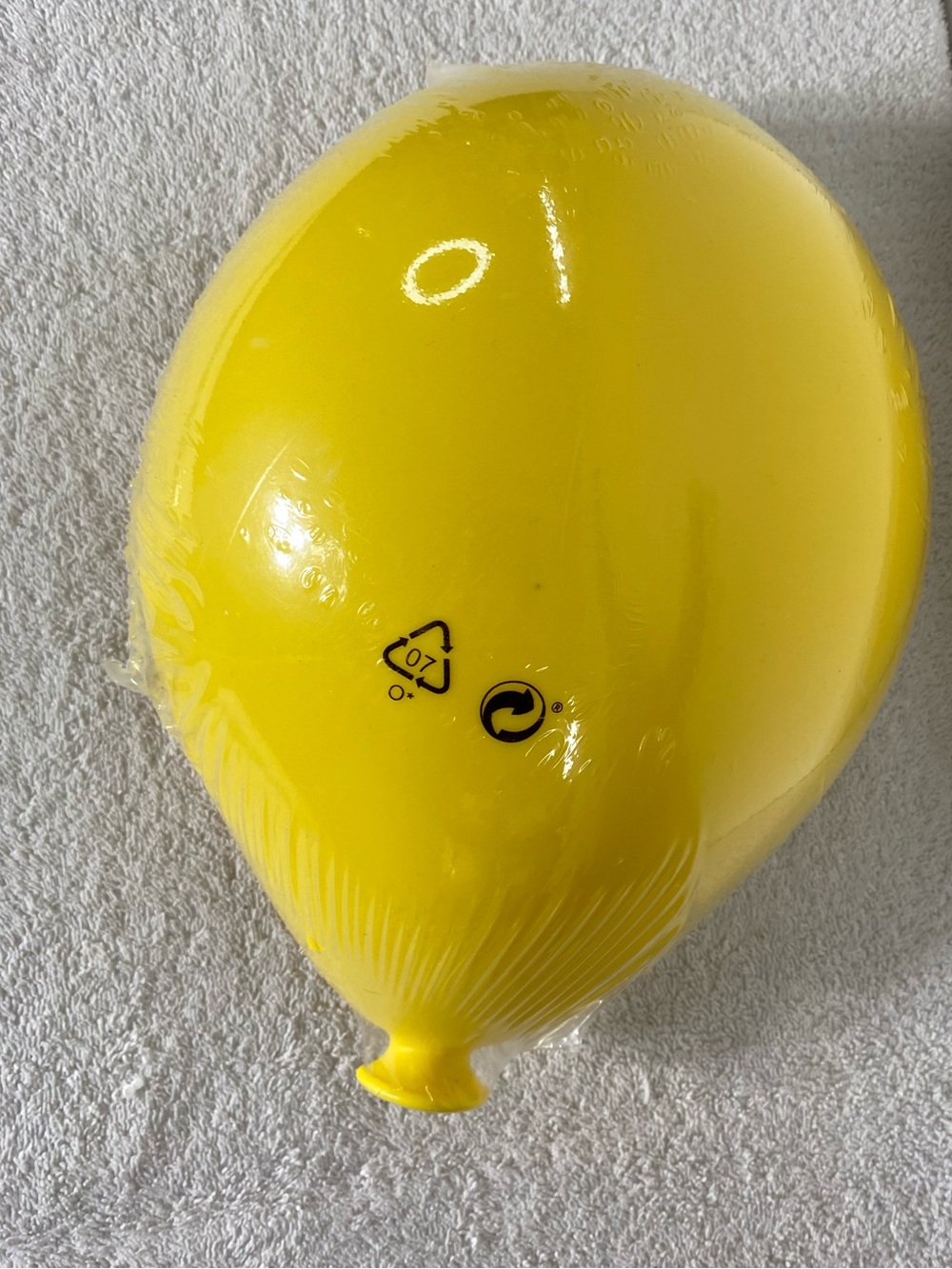 Vintage 90s IKEA DRÖMMINGE Yellow Balloon Wall Lamp Kidcore Pop Art Whimsy NWT